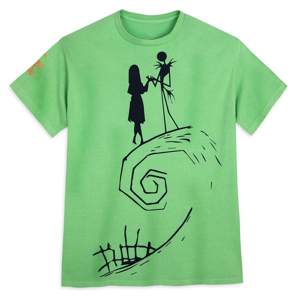 Jack Skellington and Sally T-Shirt for Adults – The Nightmare Before Christmas has hit the shelves for purchase