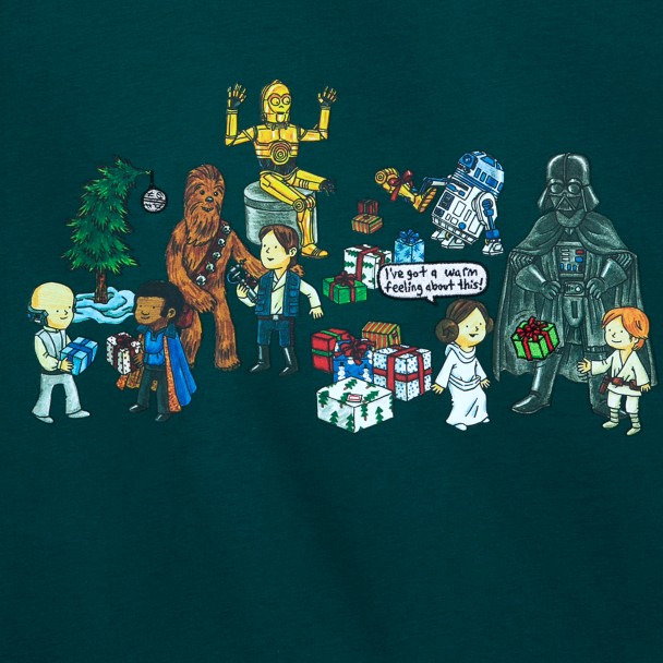 Star Wars Holiday Long Sleeve T-Shirt for Adults