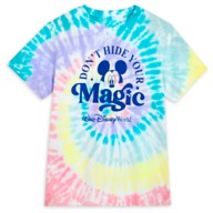Mickey Mouse ''Don't Hide Your Magic'' Tie-Dye T-Shirt for Adults – Walt Disney World