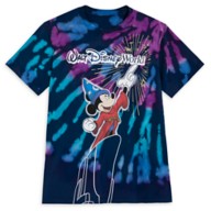 Sorcerer Mickey Mouse Tie-Dye T-Shirt for Adults – Walt Disney World