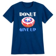 Captain America Donut T-Shirt for Adults