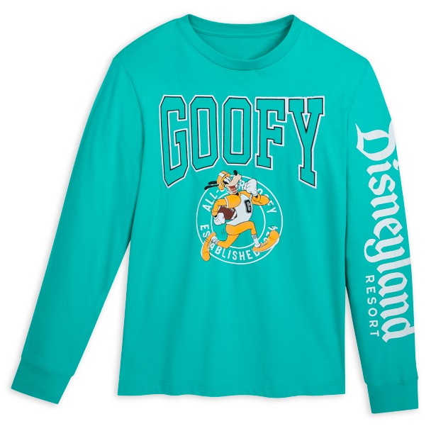 Goofy Football Long Sleeve T-Shirt for Men – Disneyland