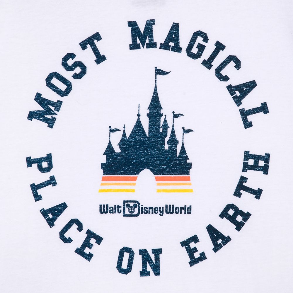 Walt Disney World ''Most Magical Place on Earth'' Ringer T-Shirt for Adults