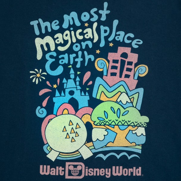 Walt Disney World ''The Most Magical Place on Earth'' Long Sleeve T-Shirt for Adults