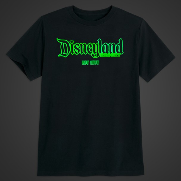 Disneyland Glow-in-the-Dark Neon Logo T-Shirt for Adults