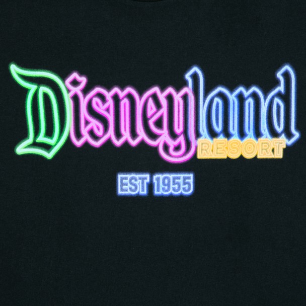 Disneyland Glow-in-the-Dark Neon Logo T-Shirt for Adults | Disney 