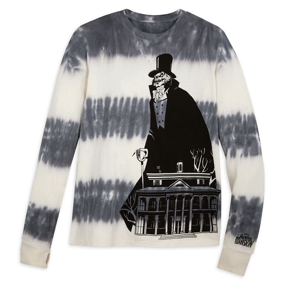 Hatbox Ghost Long Sleeve T-Shirt for Adults – Haunted Mansion – Live Action Film released today