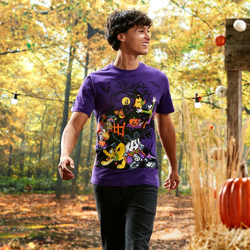 Mickey Mouse and Friends Halloween Fashion T-Shirt for Adults