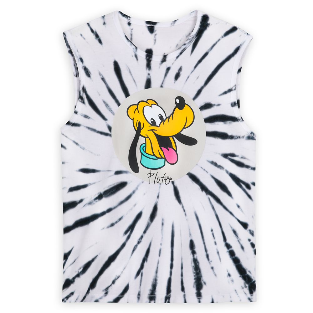 Pluto Tie-Dye Tank Top for Adults here now