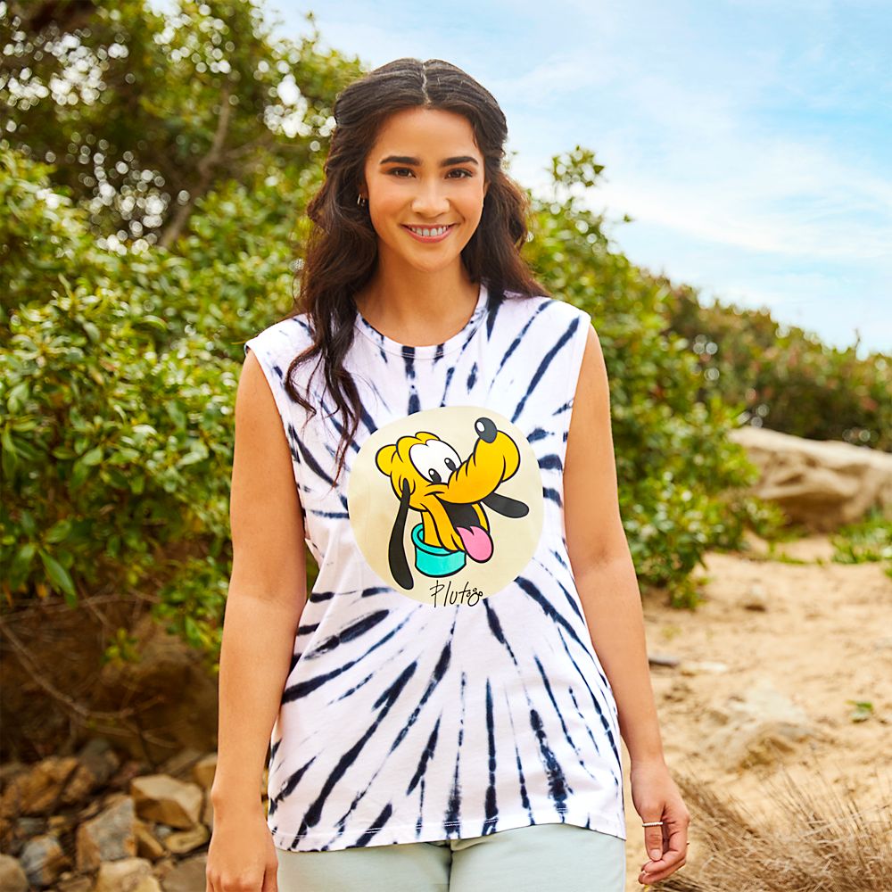 Pluto Tie-Dye Tank Top for Adults
