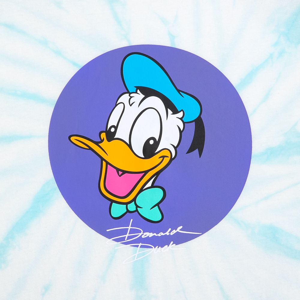Donald Duck Tie-Dye T-Shirt for Adults