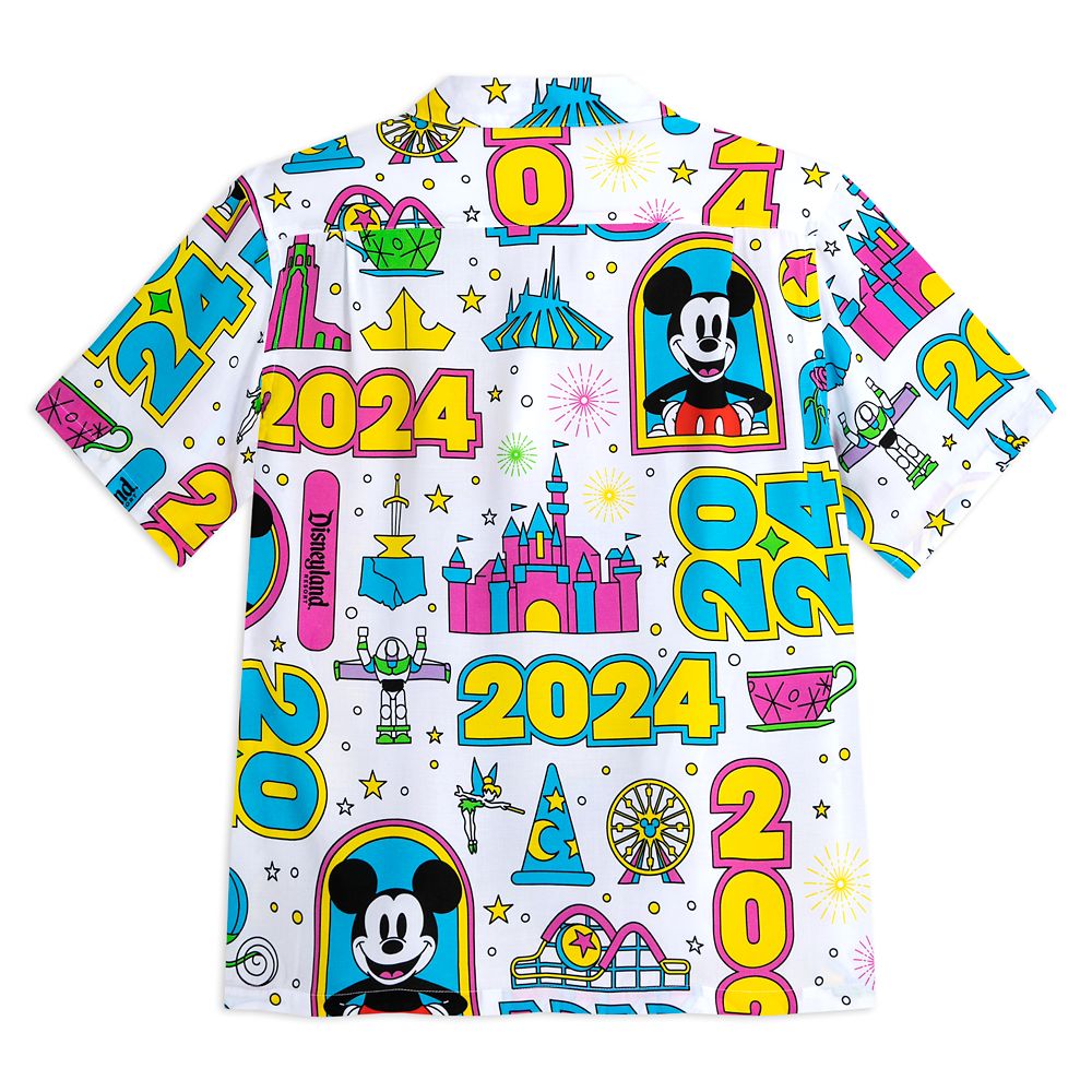 Mickey And Minnie Mouse Woven Shirt For Adults Disneyland 2024   5205057810034 1