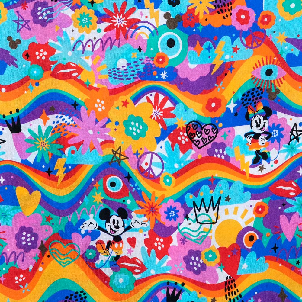 Mickey Mouse and Minnie Mouse Woven Shirt for Adults – Disney Pride Collection