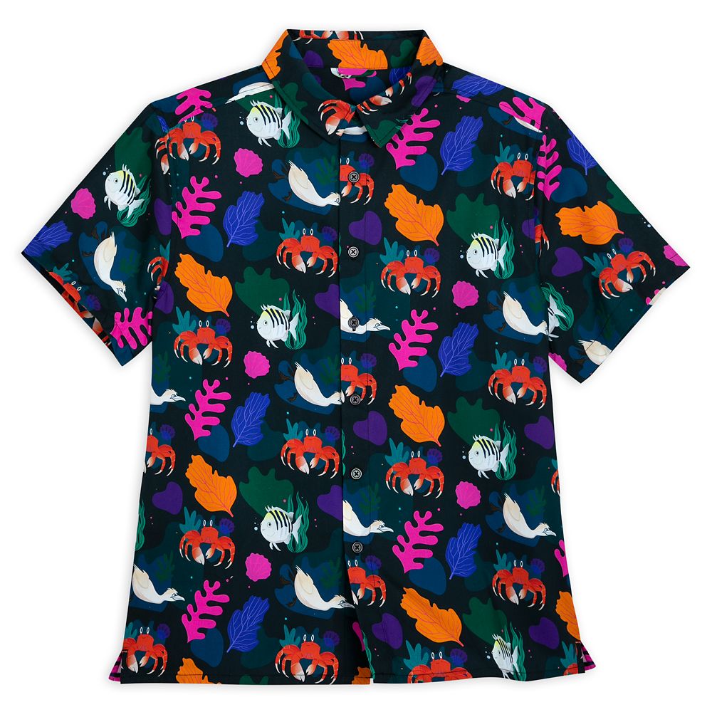 The Little Mermaid Woven Shirt for Men – Live Action Film now out