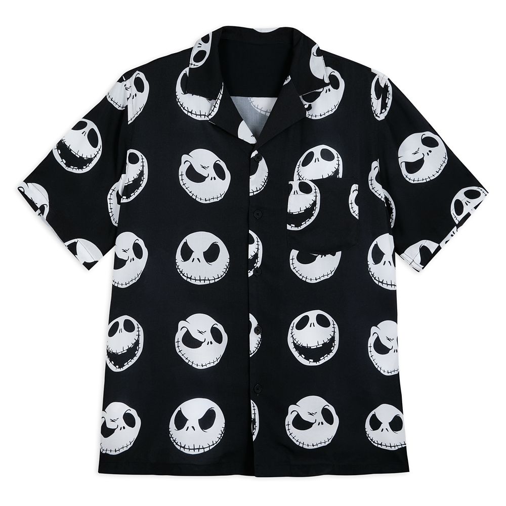 Jack Skellington Woven Shirt for Adults – The Nightmare Before Christmas is here now