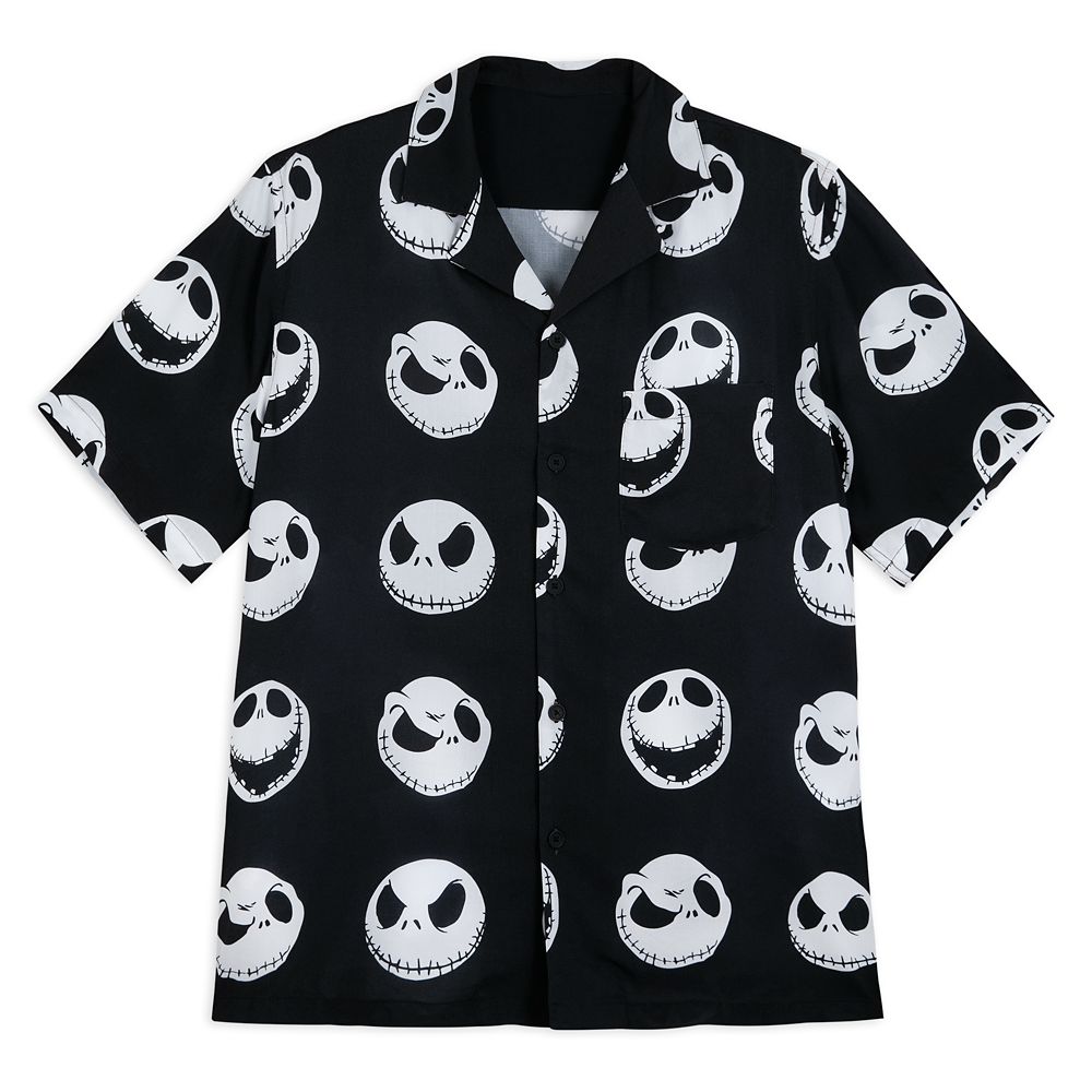 Jack Skellington Woven Shirt for Adults  The Nightmare Before Christmas Official shopDisney