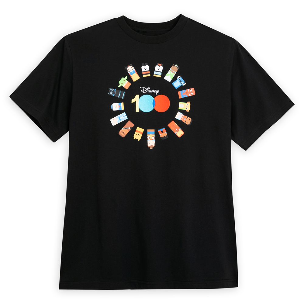 Disney100 Unified Characters T-Shirt for Adults is available online