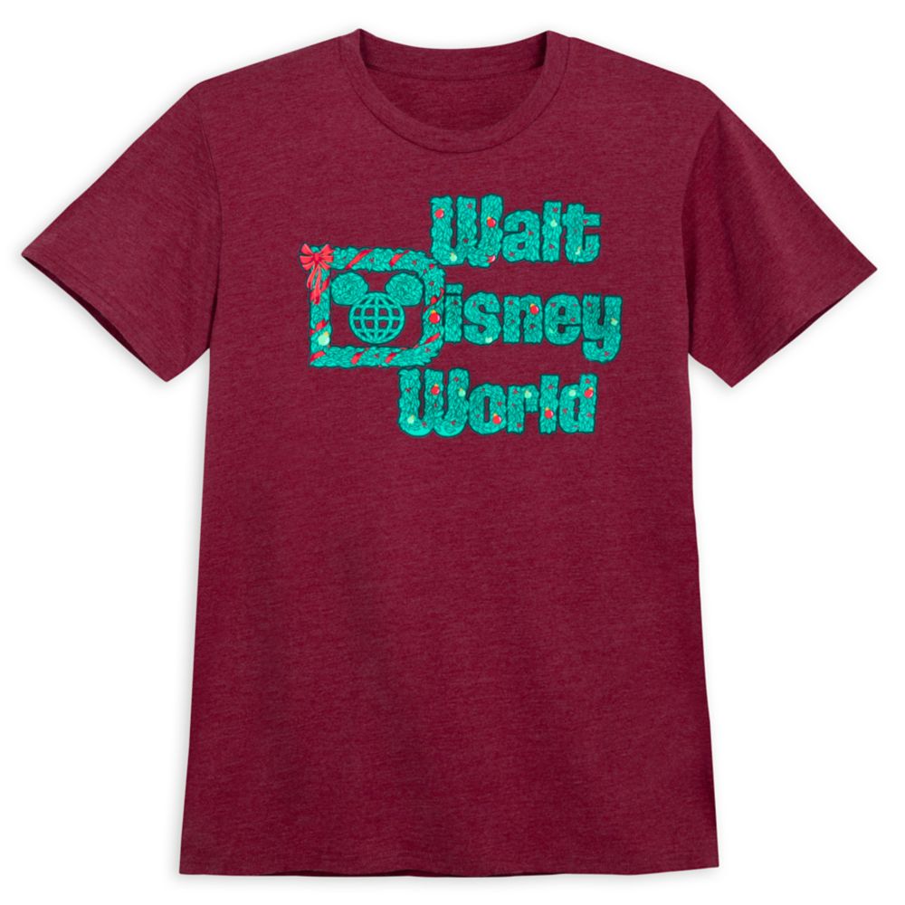 Walt Disney World Logo Holiday T-Shirt for Adults now out