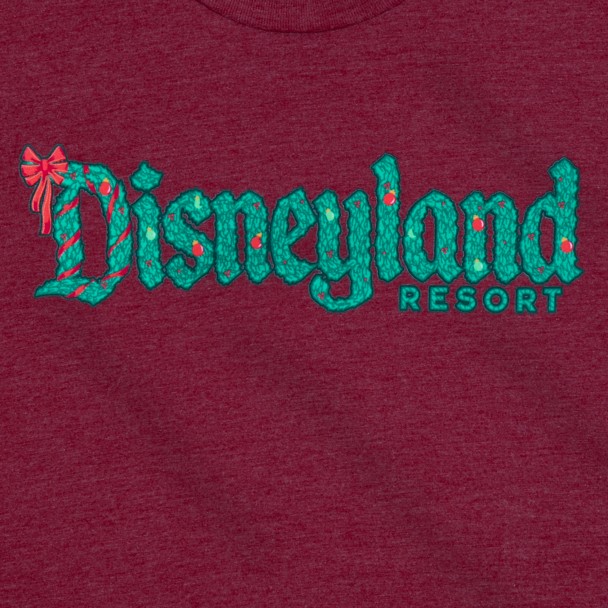 Disneyland Logo Holiday T-Shirt for Adults