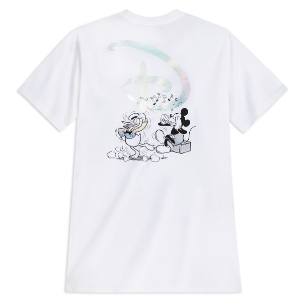 Mickey Mouse and Donald Duck Premium T-Shirt for Adults by Vans – Disney100
