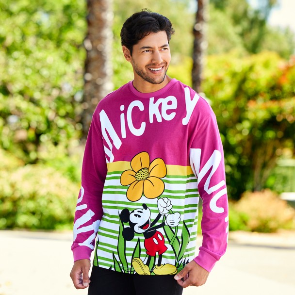 Disney Mickey Mouse Icon Holiday Homestead Long Sleeve T-Shirt for Adults - Official shopDisney