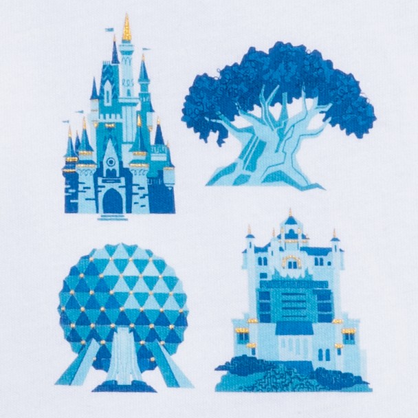 Walt Disney World Icons T-Shirt for Adults