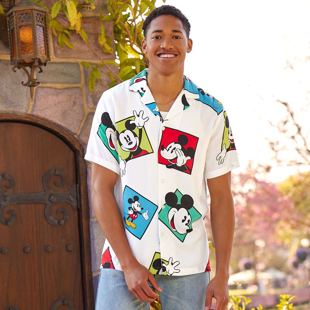 Mickey Mouse Woven Shirt for Men &ndash; Mickey & Co.