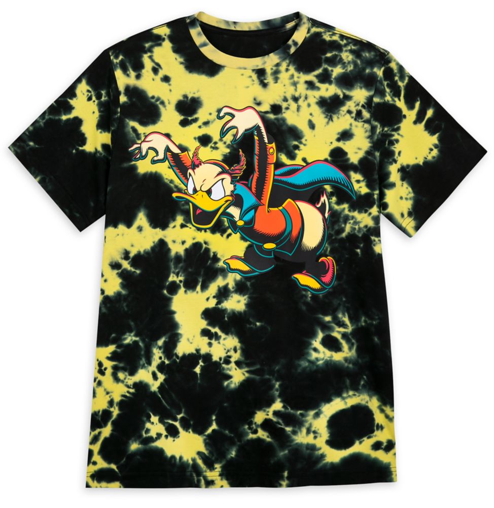 Donald Duck Halloween Tie-Dye T-Shirt for Adults available online for purchase