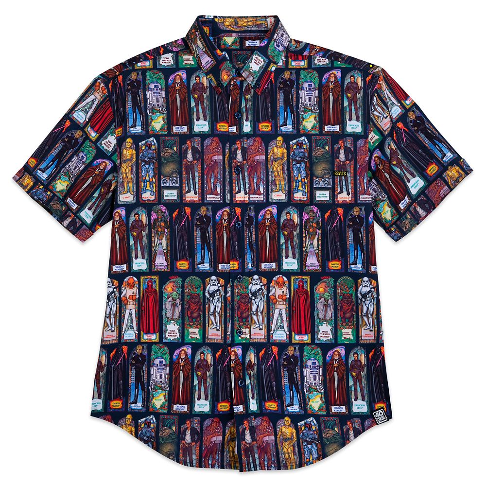 Star Wars ”Jedi Temple” Button Down Shirt for Adults by RSVLTS is now available for purchase