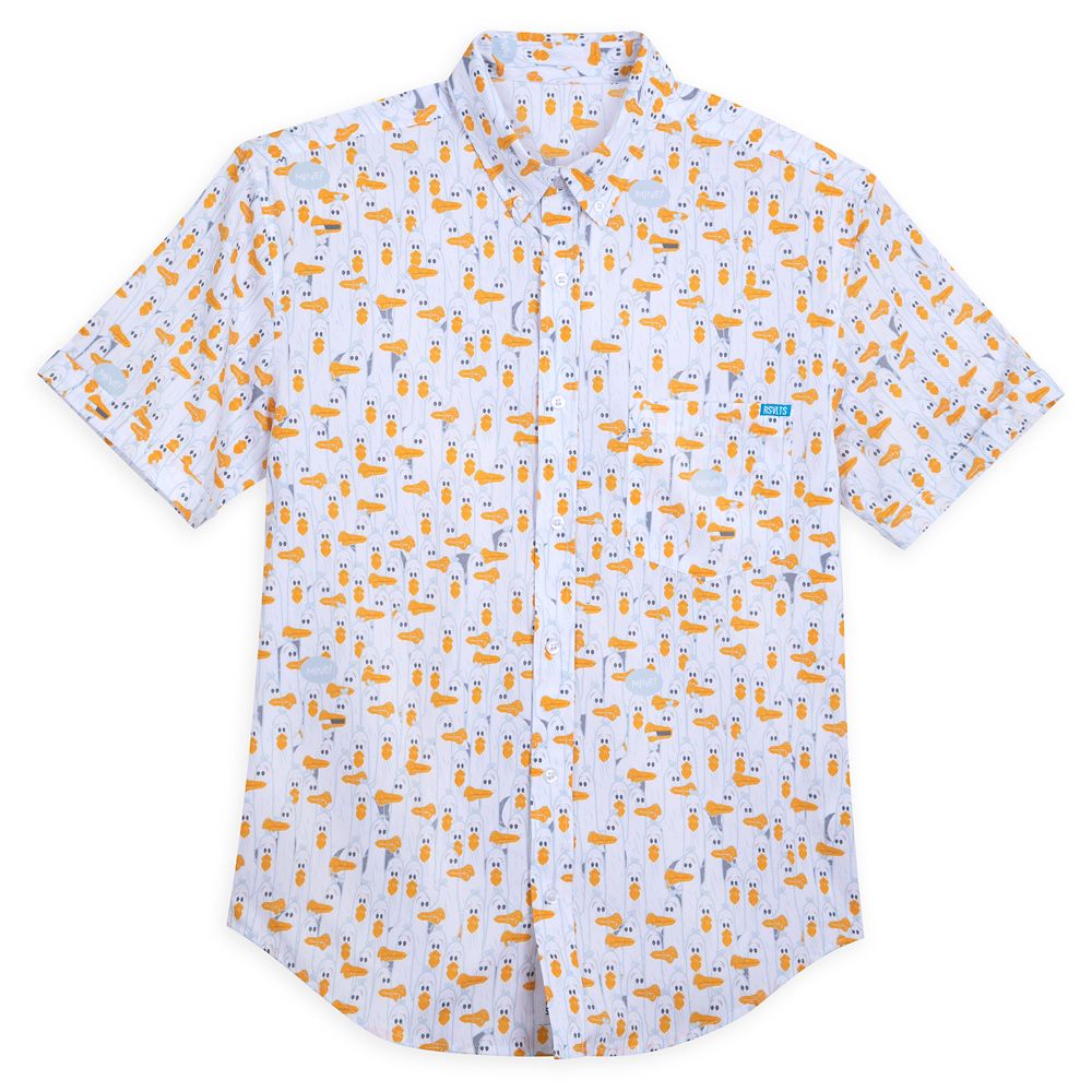 Finding Nemo Seagulls ''Mine!'' Button Down Shirt for Adults by RSVLTS