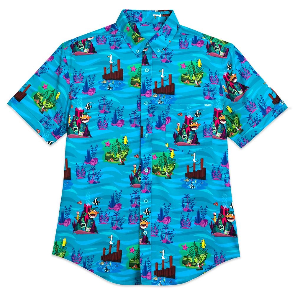 Finding Nemo ''Great Escape'' Button Down Shirt for Adults by RSVLTS