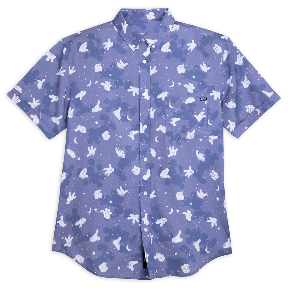 Mickey Mouse Hiya Pal Button Down Shirt for Adults by RSVLTS  Disney100