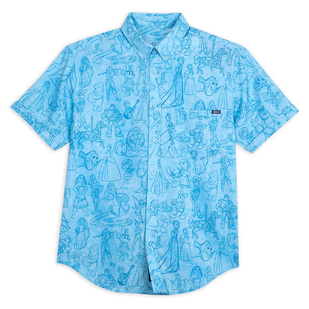 Disney ”Sketch” Button Down Shirt for Adults by RSVLTS was released today