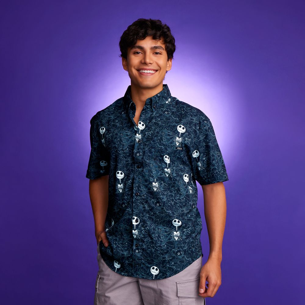 The Nightmare Before Christmas ''Bone Daddy'' Button Down Shirt for Adults by RSVLTS