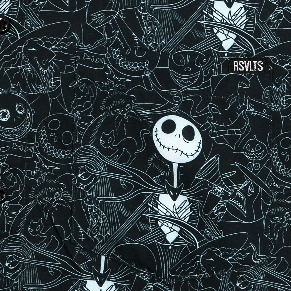 The Nightmare Before Christmas ''Bone Daddy'' Button Down Shirt for Adults by RSVLTS