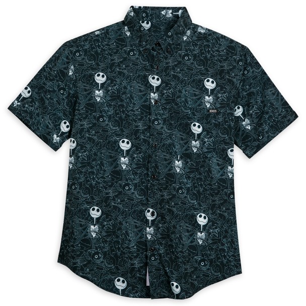 The Nightmare Before Christmas ''Bone Daddy'' Button Down Shirt for Adults by RSVLTS