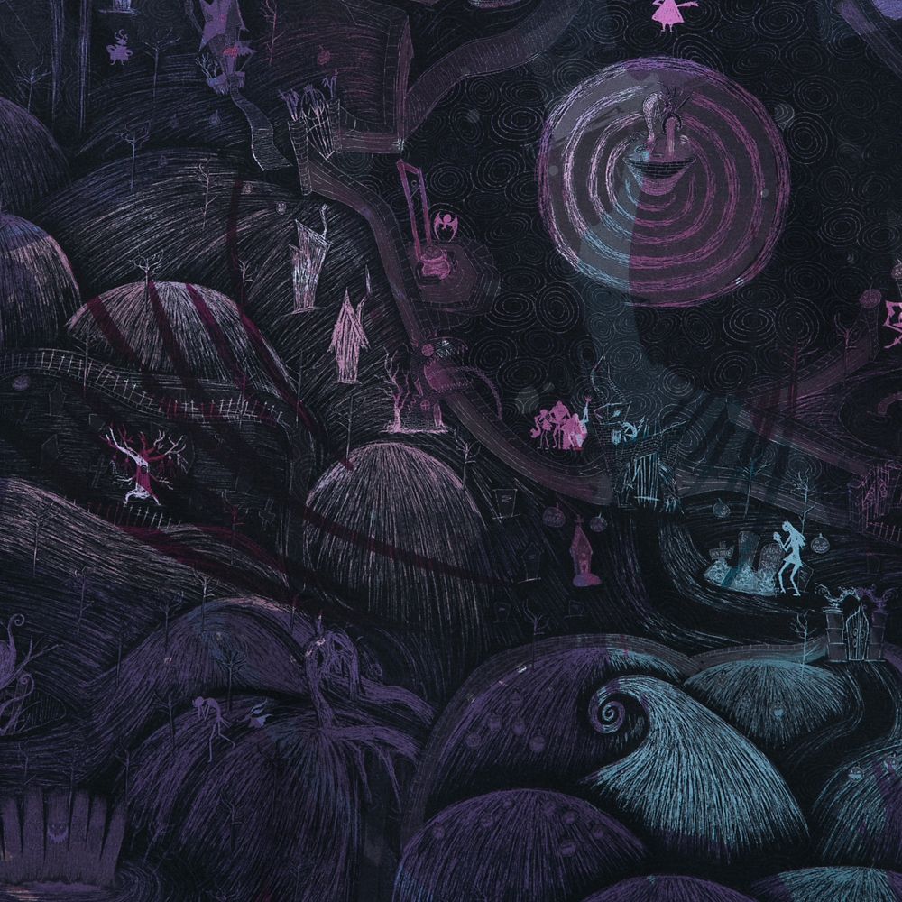 The Nightmare Before Christmas ''Halloween Town'' Button Down Shirt for Adults by RSVLTS