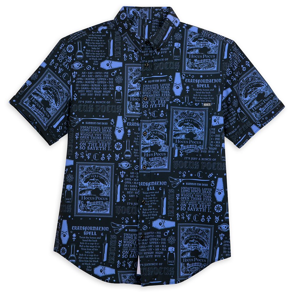 Hocus Pocus ”BOOOOOK” Button Down Shirt for Adults by RSVLTS has hit the shelves for purchase