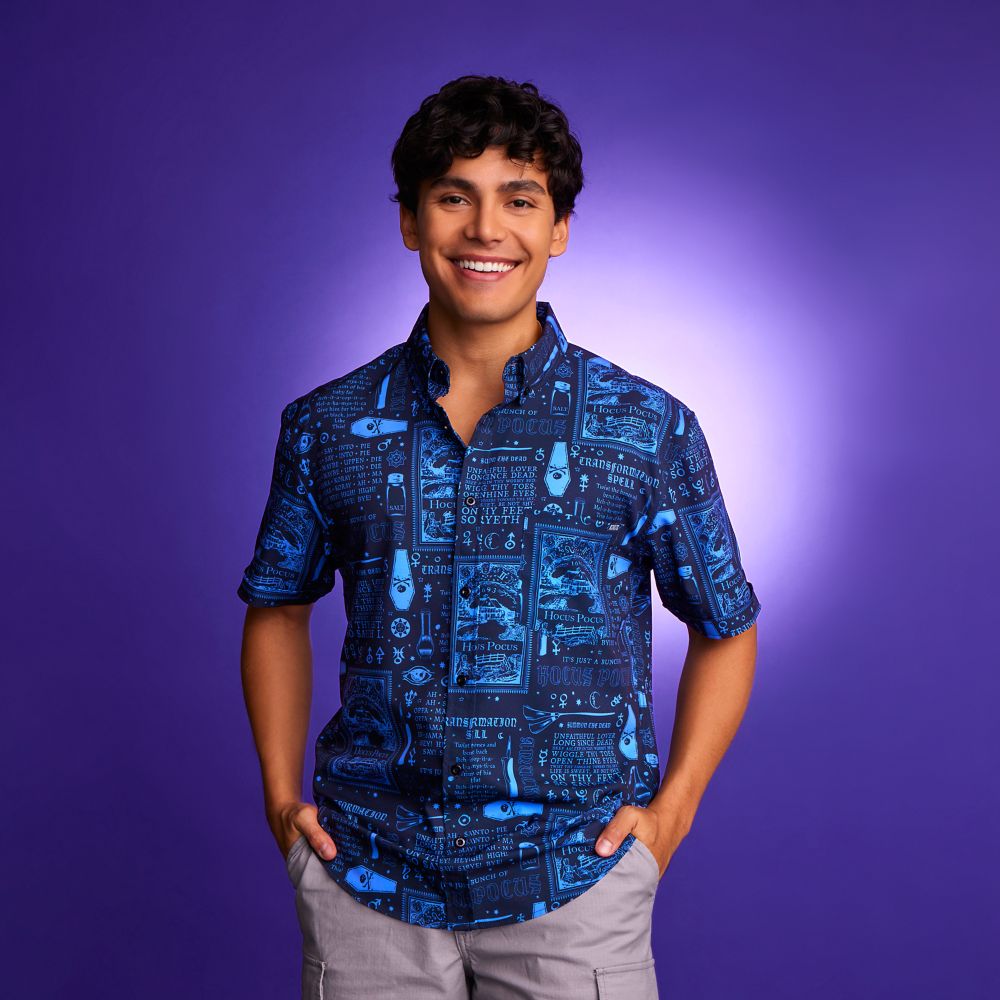 Hocus Pocus ''BOOOOOK'' Button Down Shirt for Adults by RSVLTS