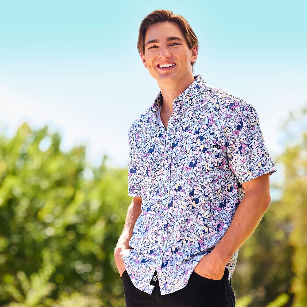 Mickey Mouse and Friends ''Afternoon'' Shirt for Adults by RSVLTS &ndash; Disney100