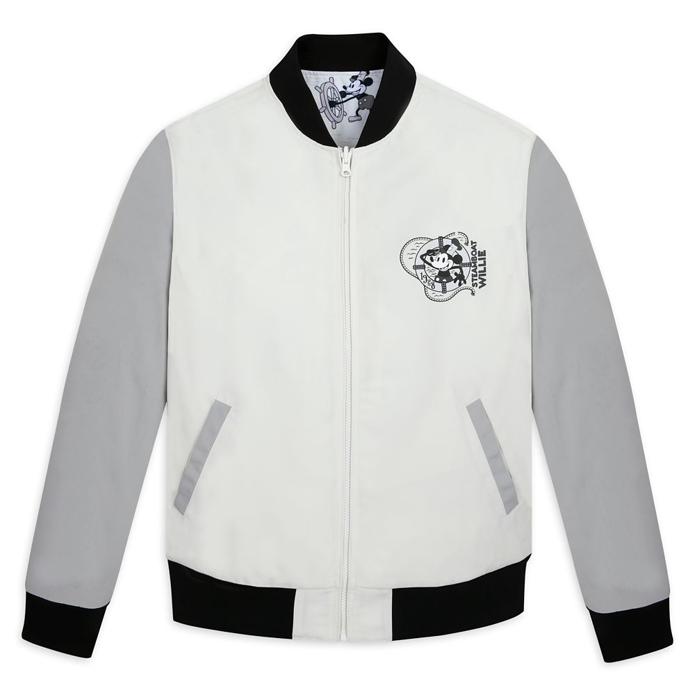 Mickey Mouse Reversible Jacket for Adults by RSVLTS – Steamboat Willie – Disney100