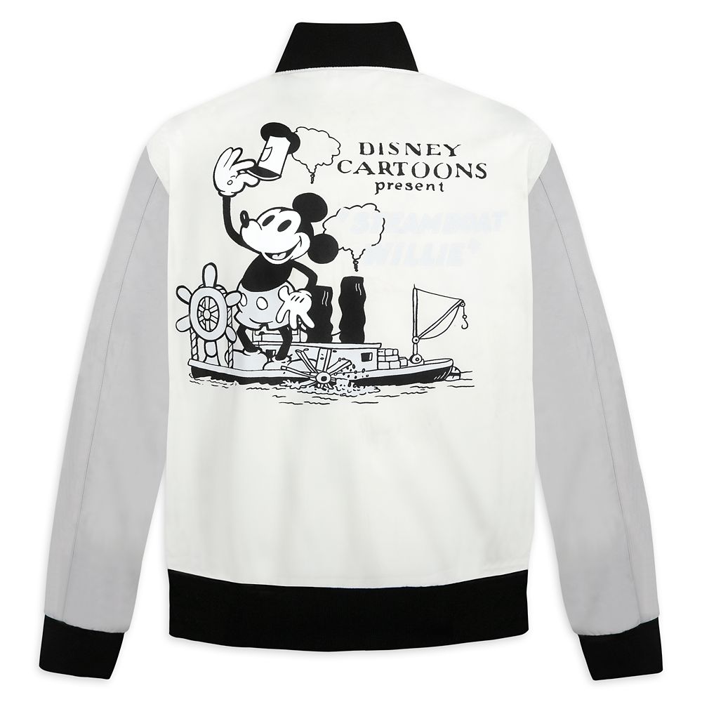 Mickey Mouse Reversible Jacket for Adults by RSVLTS – Steamboat Willie – Disney100