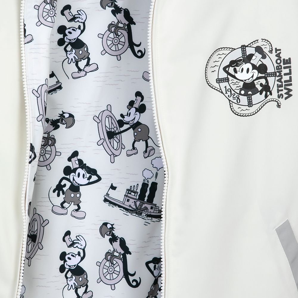 Mickey Mouse Reversible Jacket for Adults by RSVLTS – Steamboat Willie – Disney100