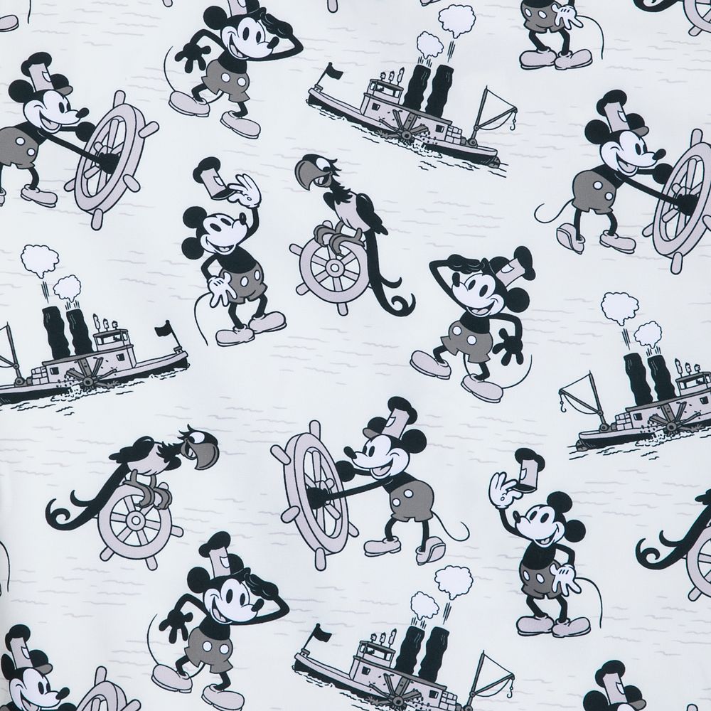 Mickey Mouse Reversible Jacket for Adults by RSVLTS – Steamboat Willie – Disney100