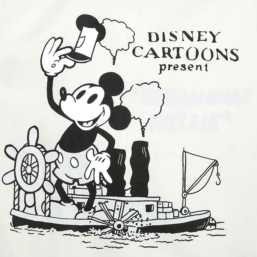 Mickey Mouse Reversible Jacket for Adults by RSVLTS – Steamboat Willie – Disney100