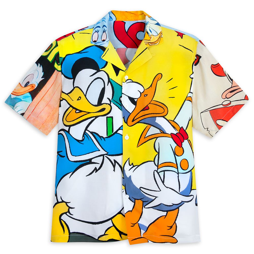 Donald Duck Woven Shirt for Adults