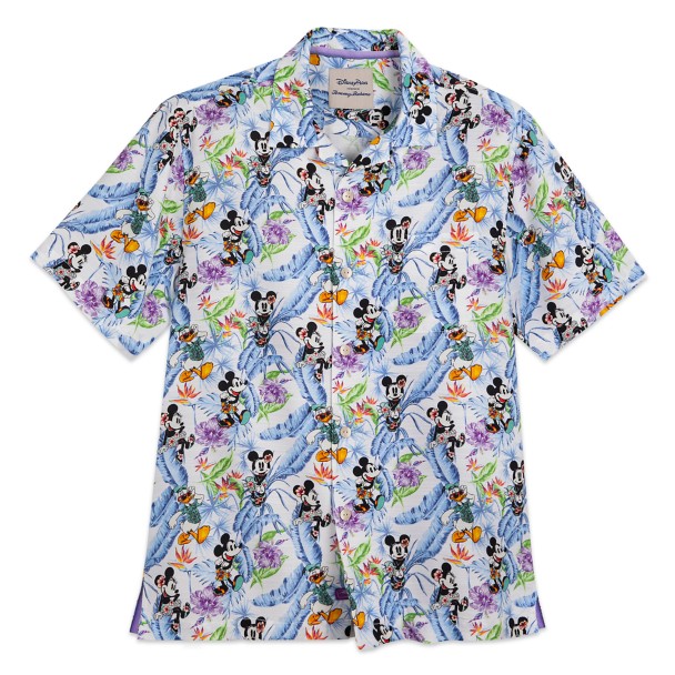 Mickey Mouse and Friends Floral Woven Shirt for Adults by Tommy Bahama ...