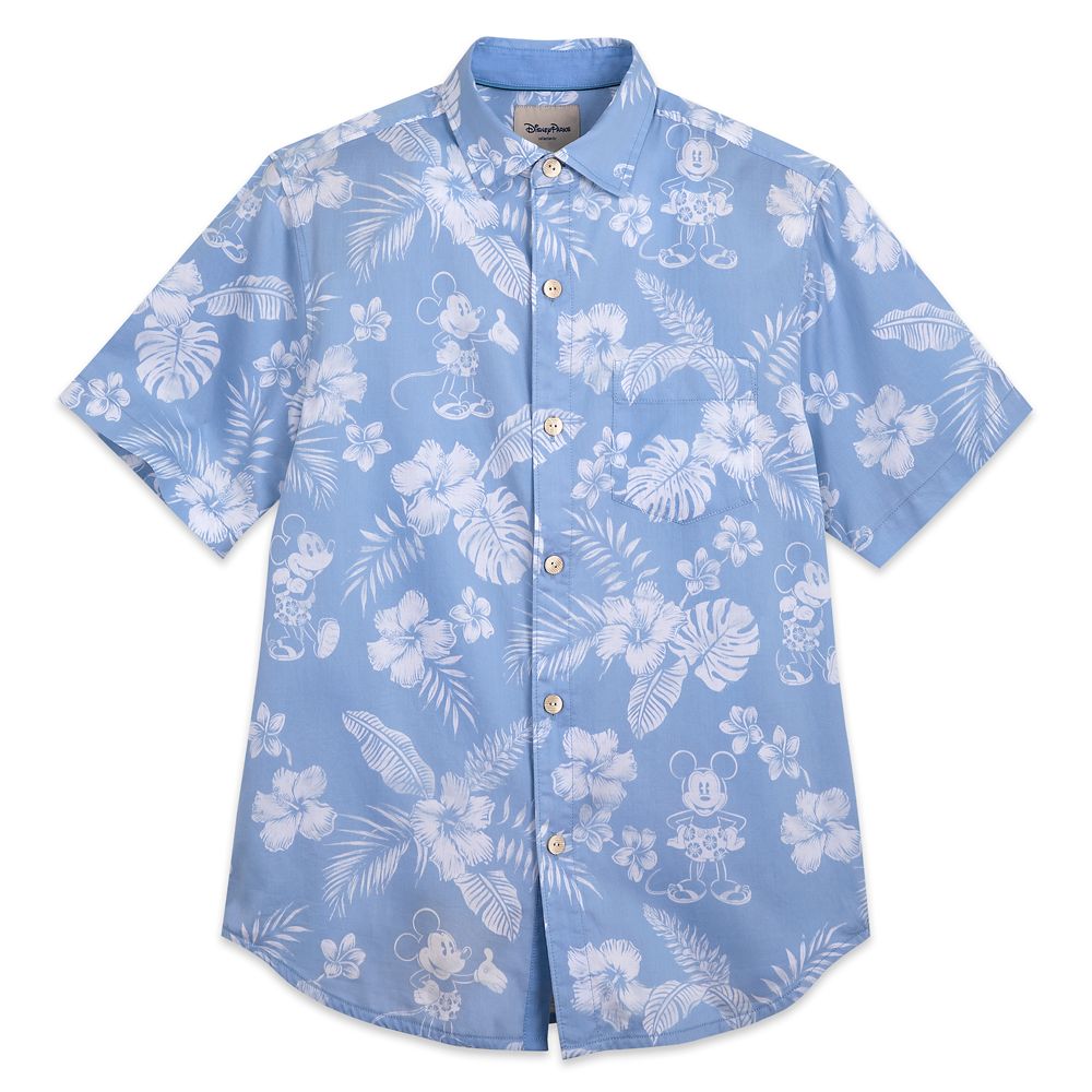 Mickey Mouse Indigo Woven Shirt for Adults by Tommy Bahama Official shopDisney
