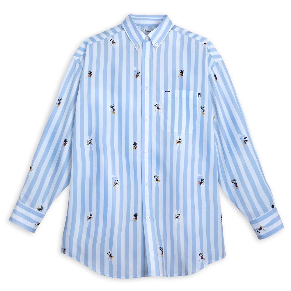 Mickey mouse hot sale button down