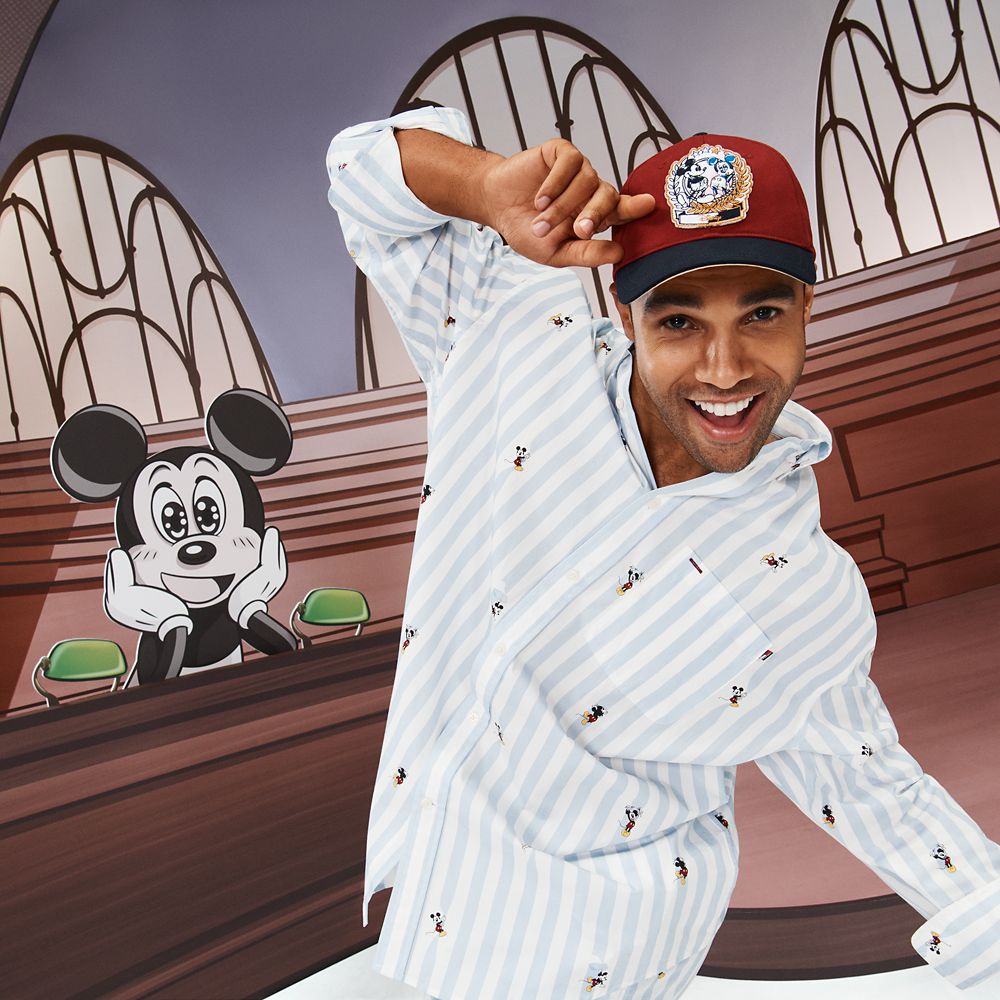 Mickey Mouse Button Down Shirt for Adults by Tommy Hilfiger &ndash; Disney100